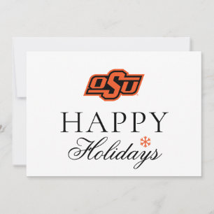Oklahoma State University OSU Logo Holiday Card