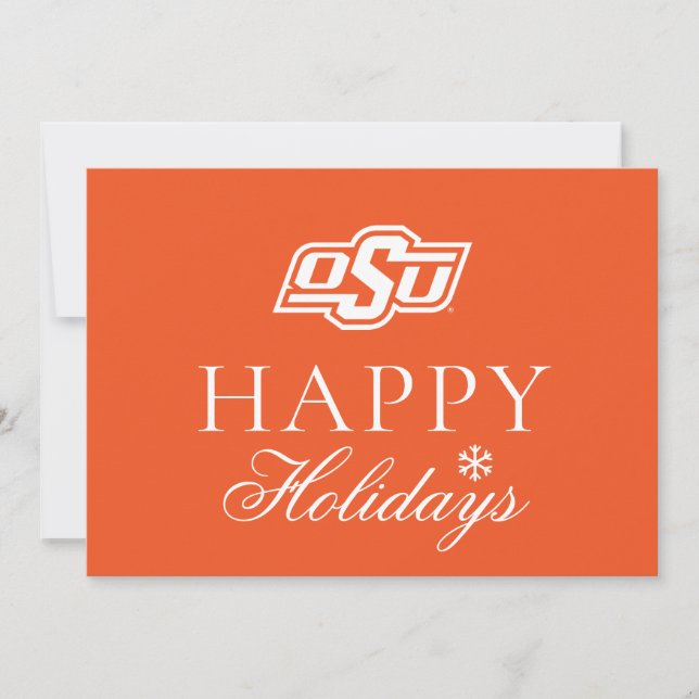 Oklahoma State University | OSU Logo Holiday Card (Front)
