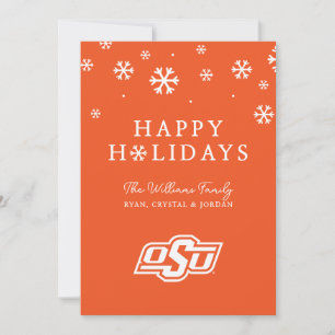 Oklahoma State University OSU Logo Holiday Card