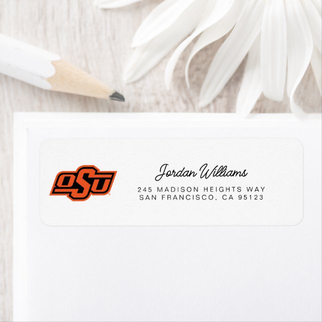 Oklahoma State University | OSU Logo Label (Insitu)