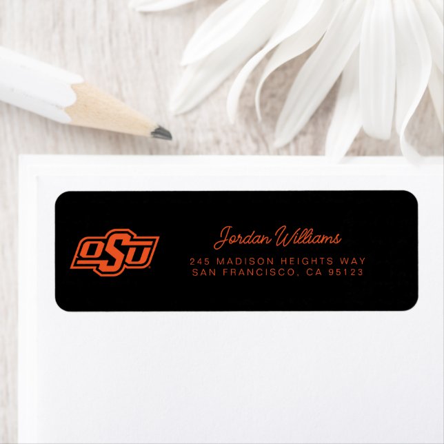 Oklahoma State University | OSU Logo Label (Insitu)