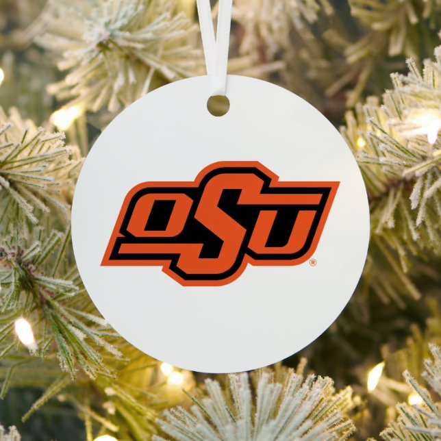 Oklahoma State University | OSU Logo Metal Ornament (Insitu)