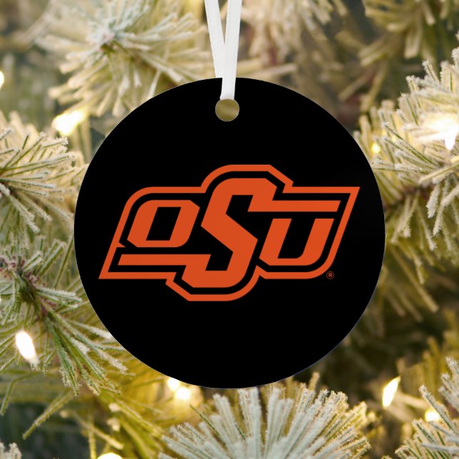 Oklahoma State University | OSU Logo Metal Ornament (Insitu)