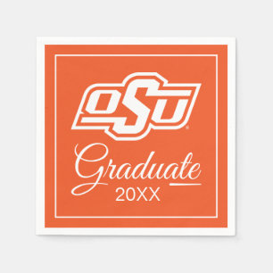 Oklahoma State University OSU Logo Napkins