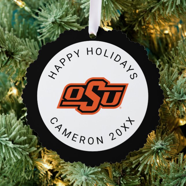 Oklahoma State University | OSU Logo Ornament Card (Insitu (Tree))
