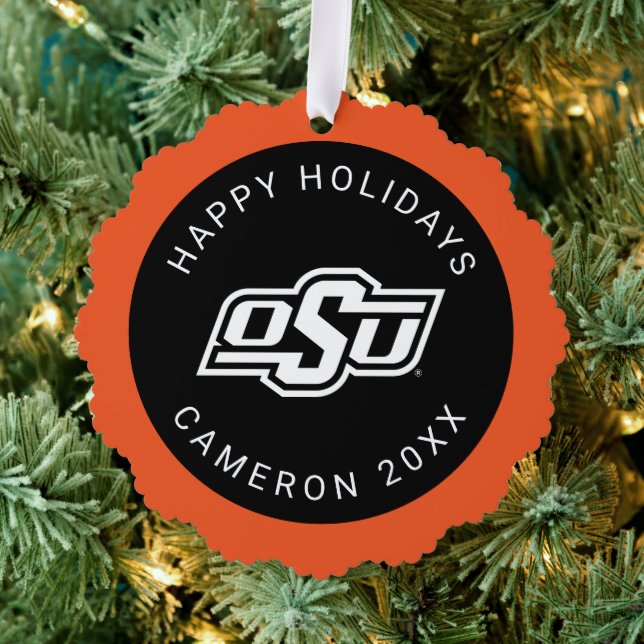 Oklahoma State University | OSU Logo Ornament Card (Insitu (Tree))