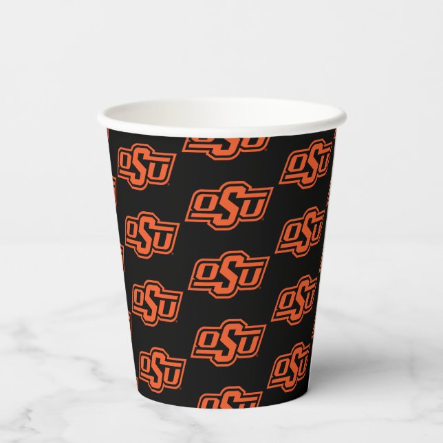 Oklahoma State University | OSU Logo Paper Cups (Back)