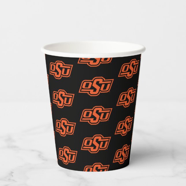 Oklahoma State University | OSU Logo Paper Cups (Back)