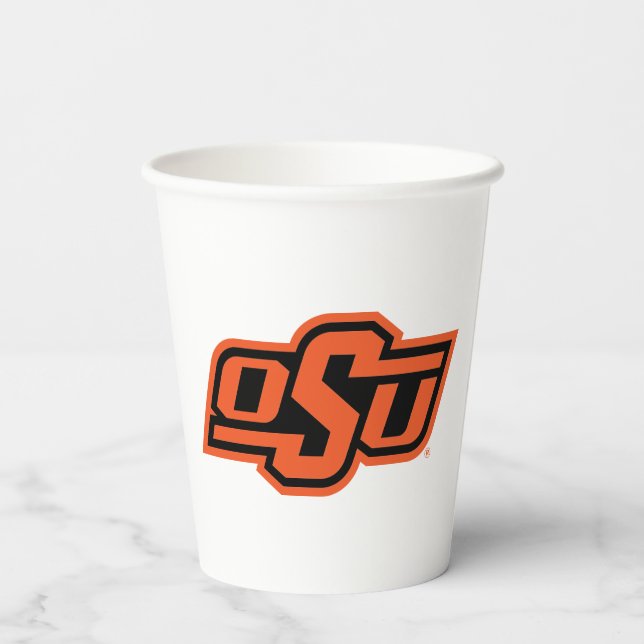 Oklahoma State University | OSU Logo Paper Cups (Back)