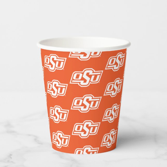 Oklahoma State University | OSU Logo Paper Cups (Back)