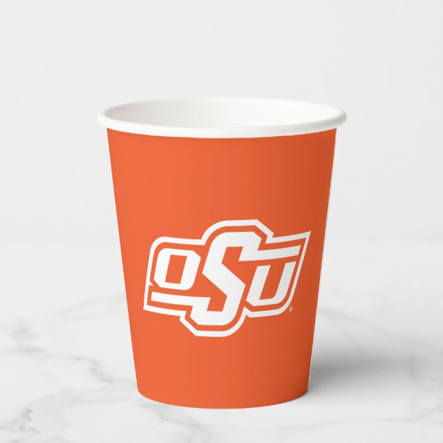 Oklahoma State University | OSU Logo Paper Cups (Back)