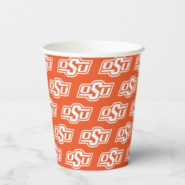 Oklahoma State University | OSU Logo Paper Cups (Back)