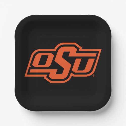 Oklahoma State University  OSU Logo Paper Plates