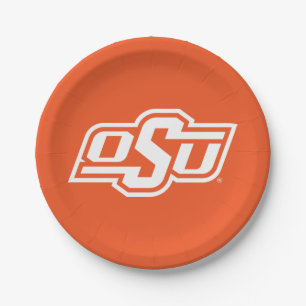 Oklahoma State University OSU Logo Paper Plates