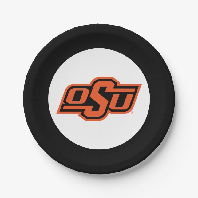 Oklahoma State University | OSU Logo Paper Plates (Front)