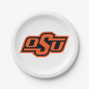 Oklahoma State University   OSU Logo Paper Plates