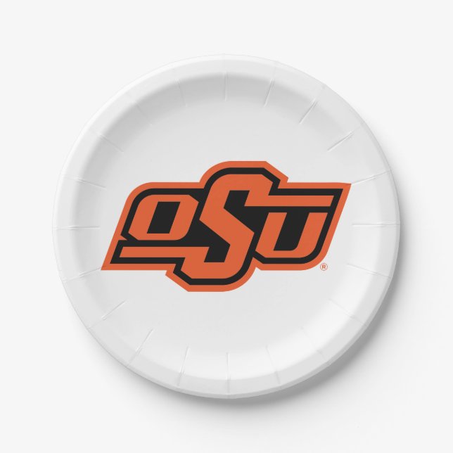 Oklahoma State University | OSU Logo Paper Plates (Front)
