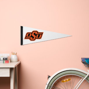 Oklahoma State University OSU Logo Pennant Flag