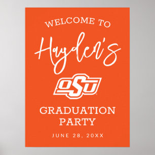 Oklahoma State University OSU Logo Poster