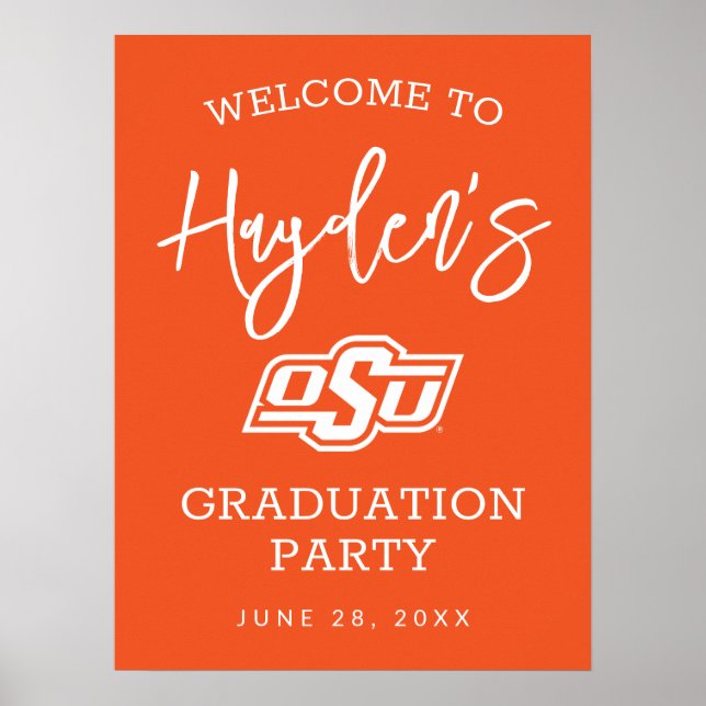 Oklahoma State University | OSU Logo Poster (Front)