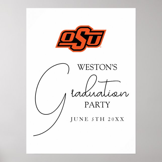 Oklahoma State University | OSU Logo Poster (Front)