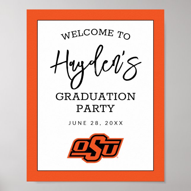 Oklahoma State University | OSU Logo Poster (Front)