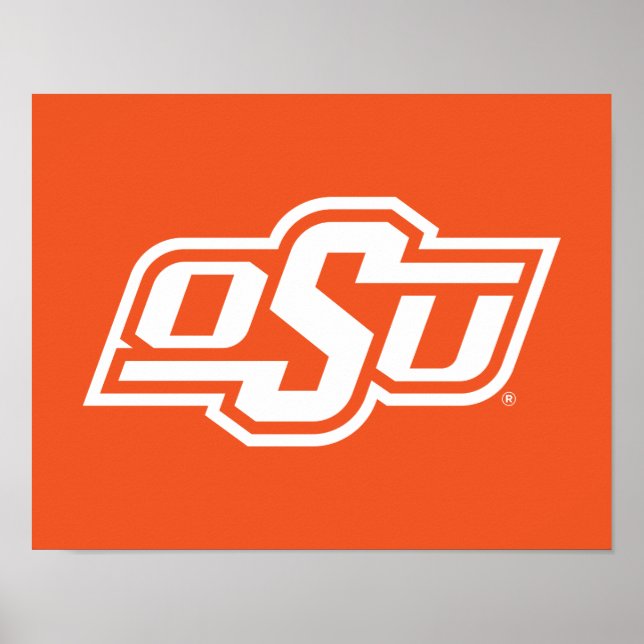 Oklahoma State University | OSU Logo Poster (Front)