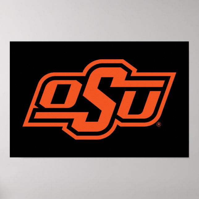 Oklahoma State University | OSU Logo Poster (Front)