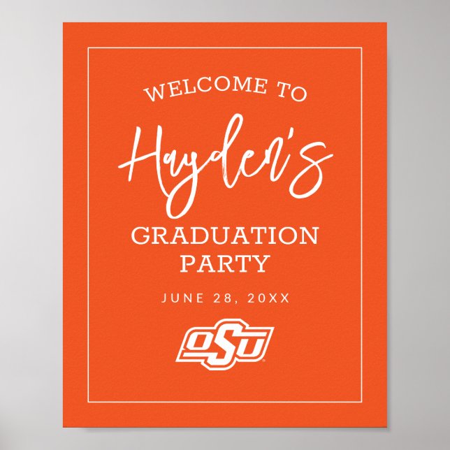 Oklahoma State University | OSU Logo Poster (Front)