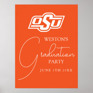 Oklahoma State University OSU Logo Poster