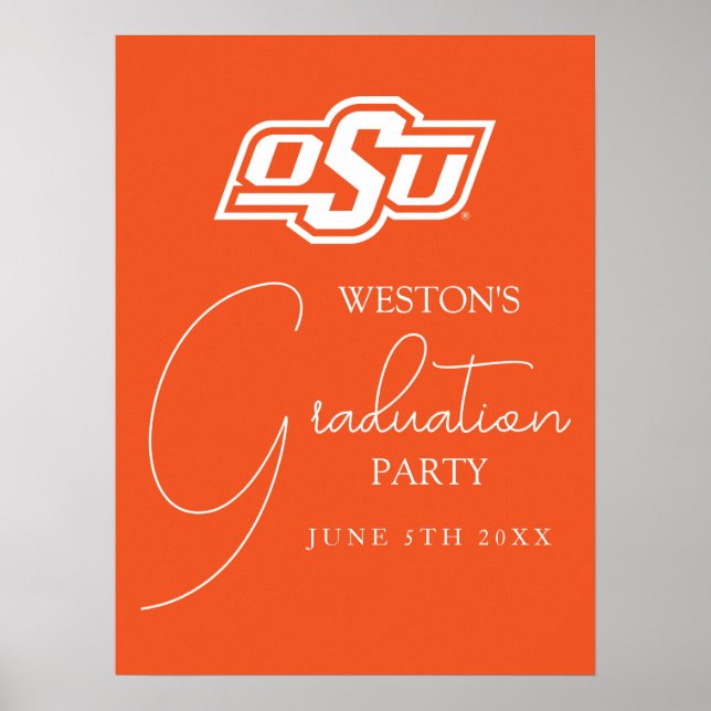 Oklahoma State University | OSU Logo Poster (Front)