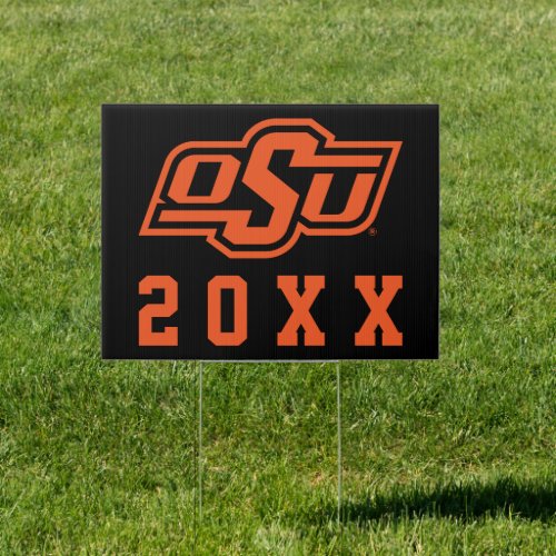 Oklahoma State University  OSU Logo Sign