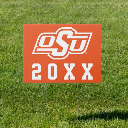 Oklahoma State University  OSU Logo Sign