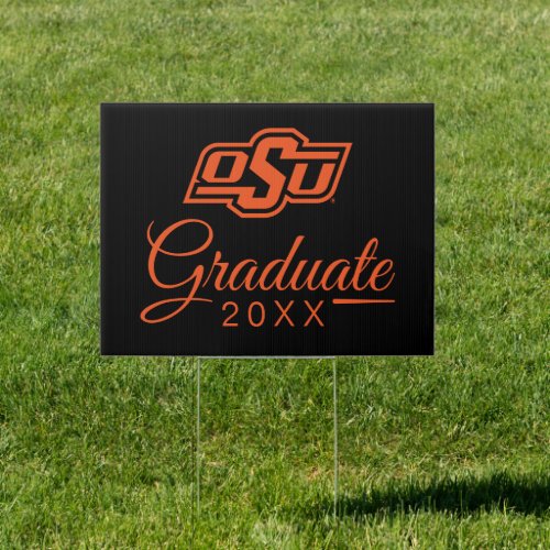 Oklahoma State University  OSU Logo Sign