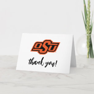 Oklahoma State University OSU Logo Thank You Card