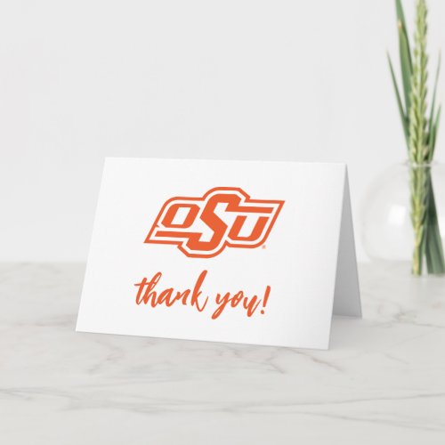 Oklahoma State University  OSU Logo Thank You Card