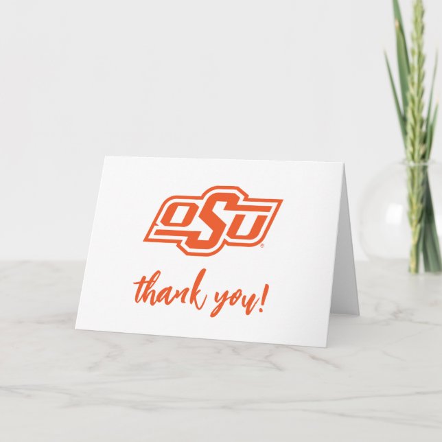 Oklahoma State University | OSU Logo Thank You Card (Front)