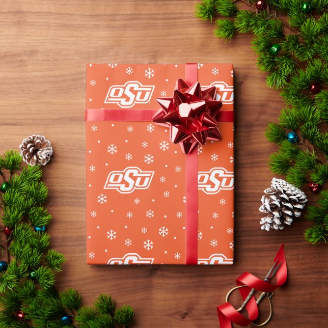 Oklahoma State University | OSU Logo Wrapping Paper (Holiday Gift)