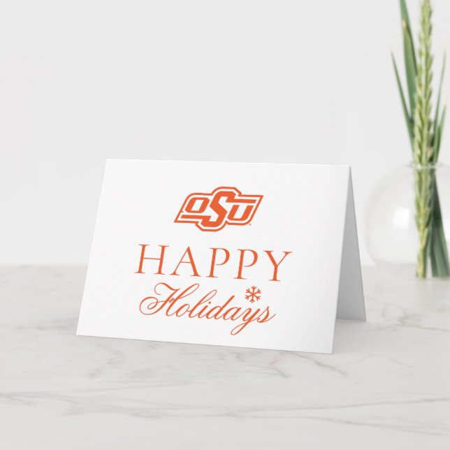 Oklahoma State University | Photo Holiday Card (Front)