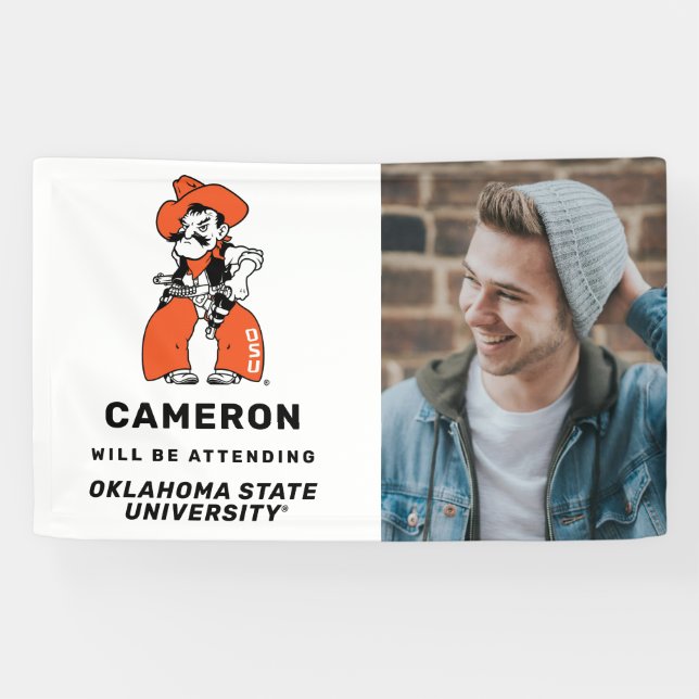 Oklahoma State University | Pistol Pete Banner (Horizontal)