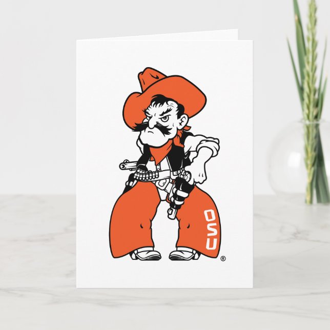 Oklahoma State University | Pistol Pete Card (Front)