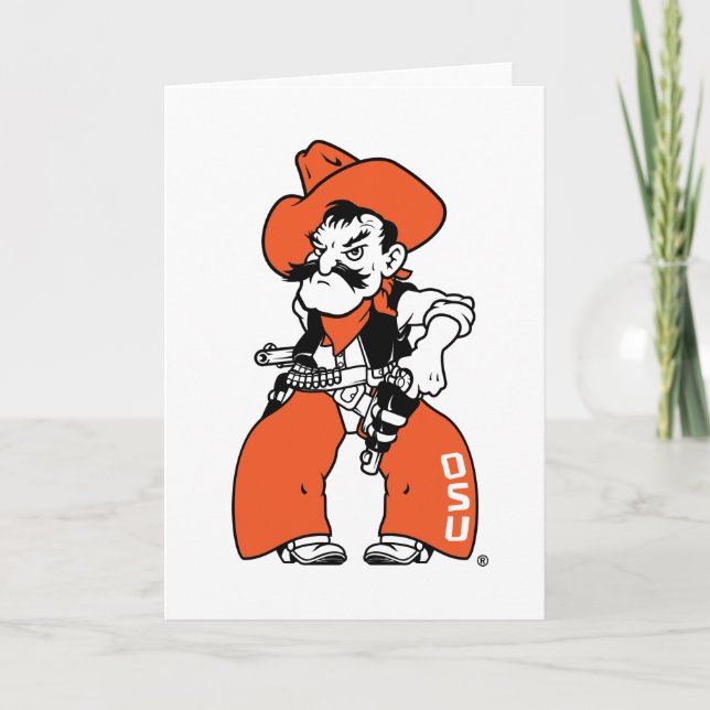 Oklahoma State University | Pistol Pete Card (Front)