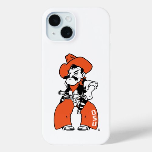 Oklahoma State University  Pistol Pete iPhone 15 Case