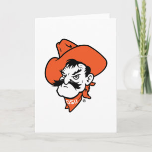 Oklahoma State University   Pistol Pete Face Card