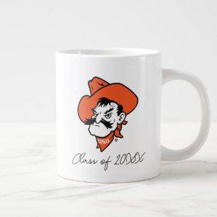 Oklahoma State University   Pistol Pete Face Giant Coffee Mug