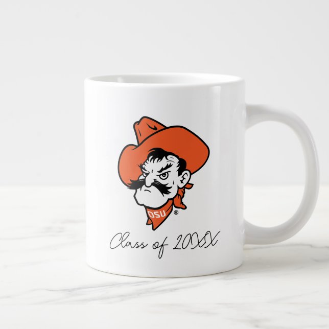 Oklahoma State University | Pistol Pete Face Giant Coffee Mug (Right)