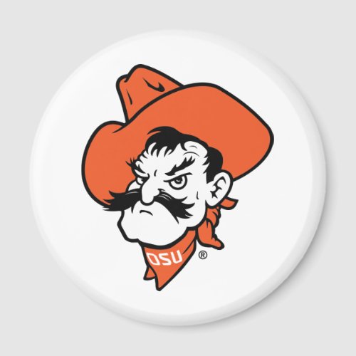 Oklahoma State University  Pistol Pete Face Magnet