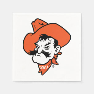 Oklahoma State University Pistol Pete Face Napkins