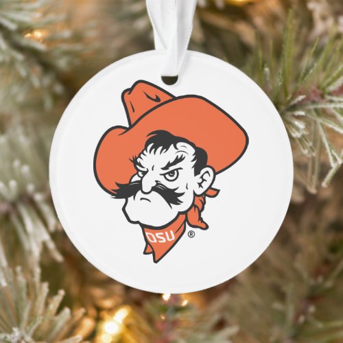 Oklahoma State University  Pistol Pete Face Ornament