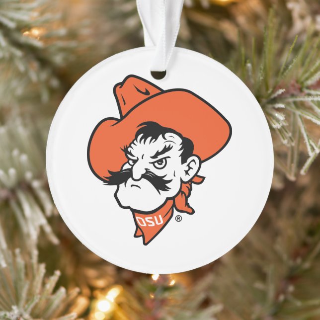 Oklahoma State University | Pistol Pete Face Ornament (Tree)